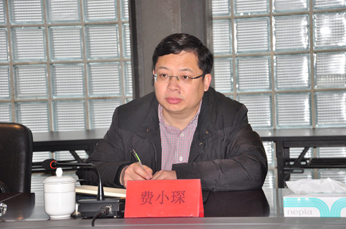 寧波市江北區副區長費小琛一行來工業物聯網產業園考察