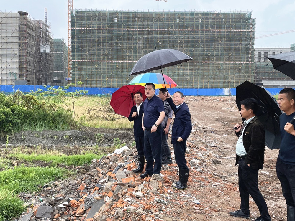 集團總裁柯建東蒞臨十四期項目視察指導工作